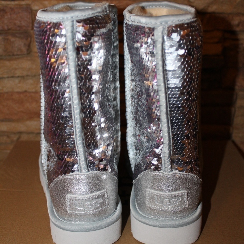 UGG SEQUIN SPARKLE Classic Boot NEW! NWT - image 5